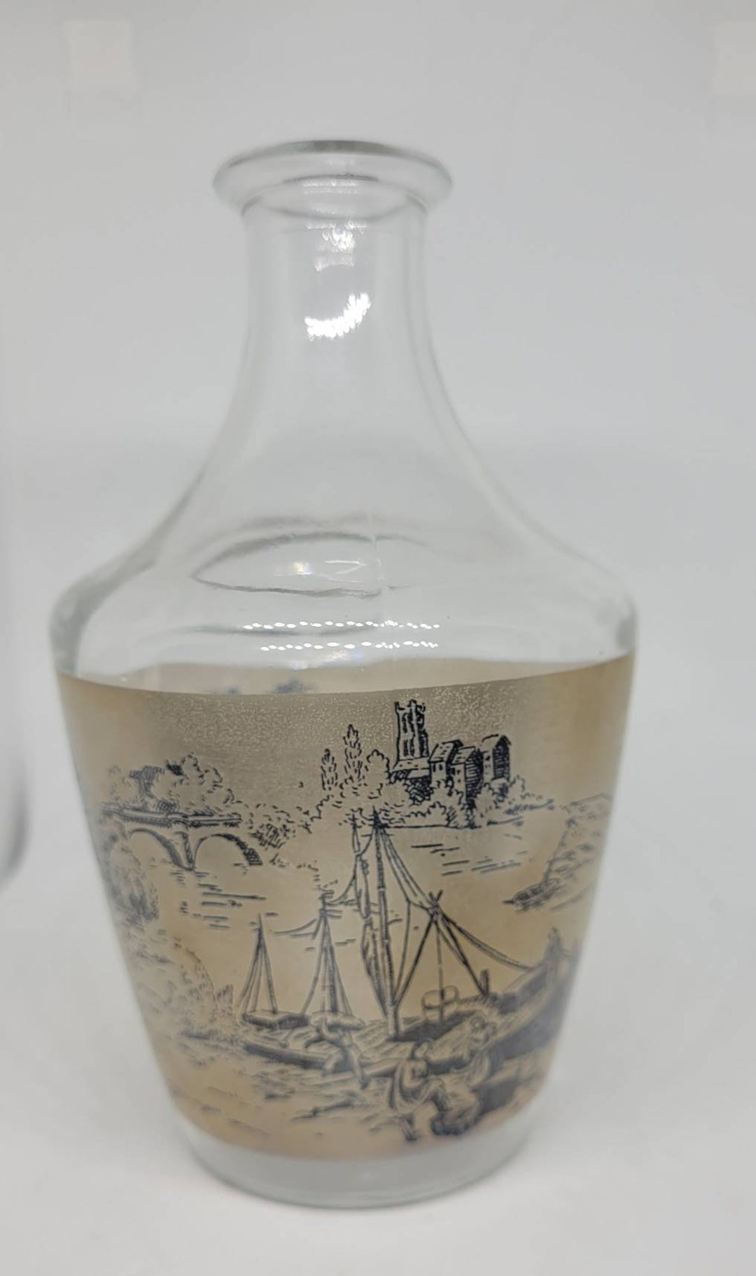 Vintage Decanter, Vintage Alcohol Decanter, Made in France, Carafe