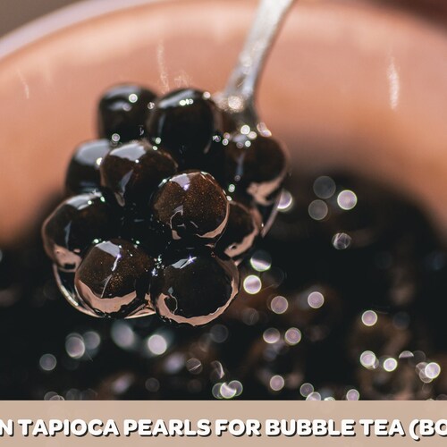 Tapioca Pearls for Bubble Tea Ready in 5 Minutes Authentic Etsy