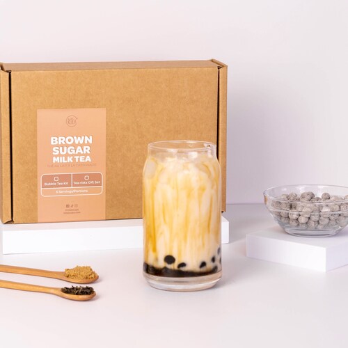 Brown Sugar Milk Tea Bubble Tea Kit no Reusable Cup 5 Etsy