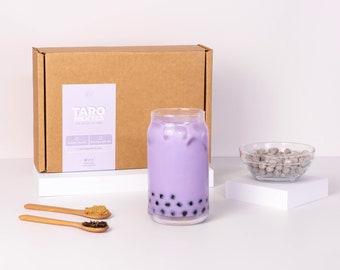 Taro Milk Tea Bubble Tea Kit | Celebrate birthdays in style with the ultimate birthday gift | 5 Servings