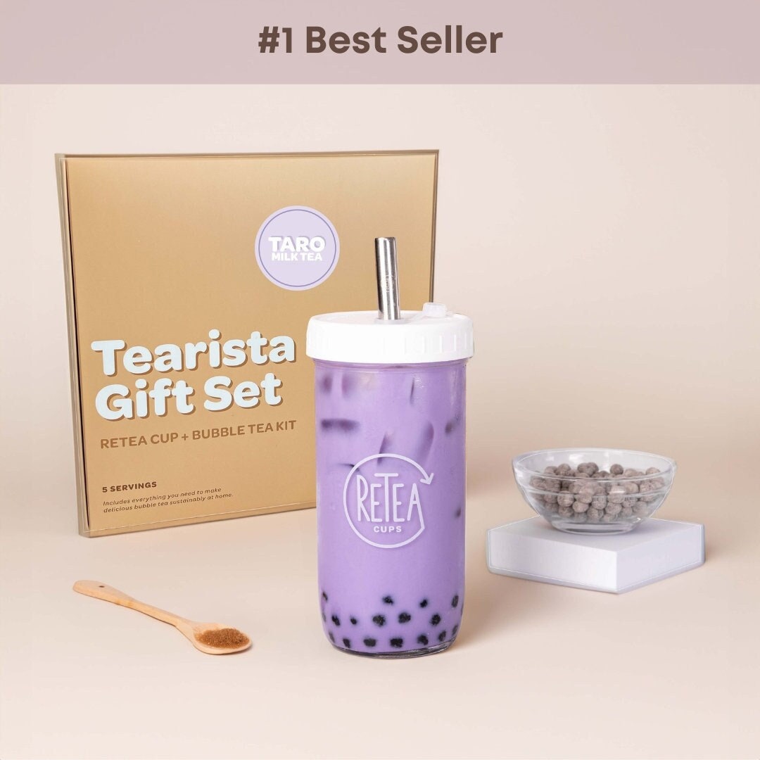 Taro Milk Tea Bubble Tea Gift Set With Reusable Cup 5 Servings Be Your