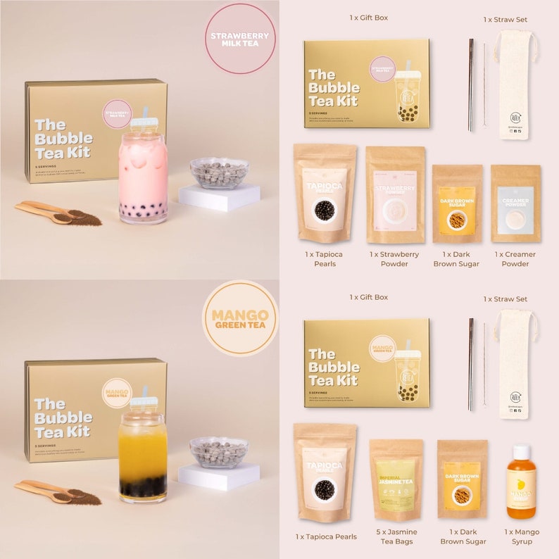 RETEA Bubble Tea Kit No Reusable Cup Everything you need to make fruit tea and milk tea at home with your loved ones this holiday season image 4