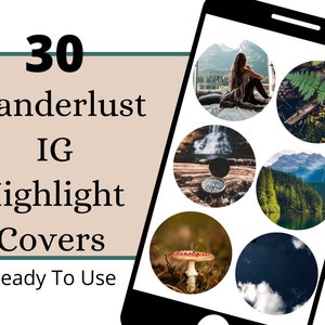 30 個の Instagram ストーリー ハイライト アイコン、Wanderlust Travel Instagram ハイライト カバー、アウトドア旅行 Instagram ハイライト アイコン