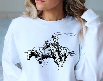 Cowboy Rodeo Hoodie: Western Country Girl Sweatshirt