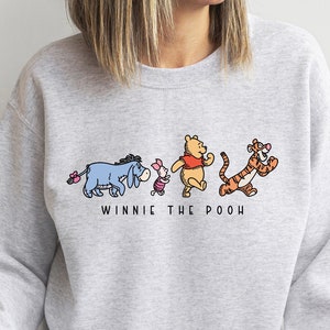 Winnie The Pooh And Friends Sweatshirt, Winnie The Pooh Sweatshirt, Pooh Bear Sweatshirt, Disneyworld Family Matching Sweatshirt