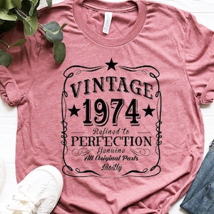 Vintage 1974 Retro 48th Birthday Shirt,48th Birthday Gift For Women,48th Birthday Gift For Men, 48th Birthday Woman
