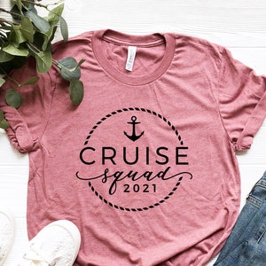 Cruise Squad 2021, Cruise Shirts, Cruise Tees, Family Vacation Shirts, Family Cruise Shirts, Beach Vacation Tee, Summer Vacation Tee