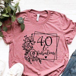 40th Birthday Shirt, Vintage 1982 Shirt, 40th Birthday Gift Women, 40 Years Birthday Shirt, 1982 Birthday Shirt, Retro 40th Birthday Tee