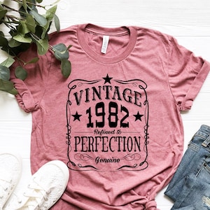 40Th Birthday Shirt,Vintage 1982 Shirt,40Th Birthday Gift For Women,40Th Birthday Gift For Men,40Th Birthday Best Friend,40Th Birthday Woman
