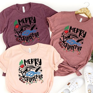 Merry Cruisemas Christmas Shirts, Personalized Christmas Shirts , Christmas Family Shirt ,  Family Cruise Holiday,Xmas Shirts,