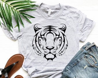 Tiger Shirt, Tiger Tshirt, Tiger Lover Gift, Tiger Face Shirt, Tiger King Shirt, Tiger King Tshirt, Wildlife Tee, Animal Shirt