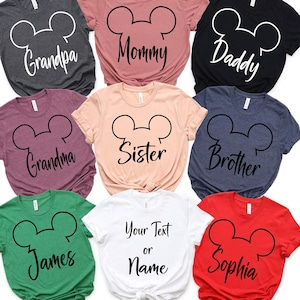 Family Mouse Shirt, Disney Mama Shirt, Daddy Mouse Shirt, Disneyland Shirt, Women Disney Shirt, Disney Family Shirt, Disney Trip Shirt,