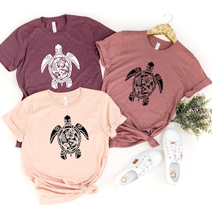 Sea Turtle Mandala T-Shirt: Beach Summer Vibes Tee