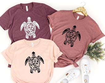 Sea Turtle Mandala T-Shirt: Beach Summer Vibes Tee