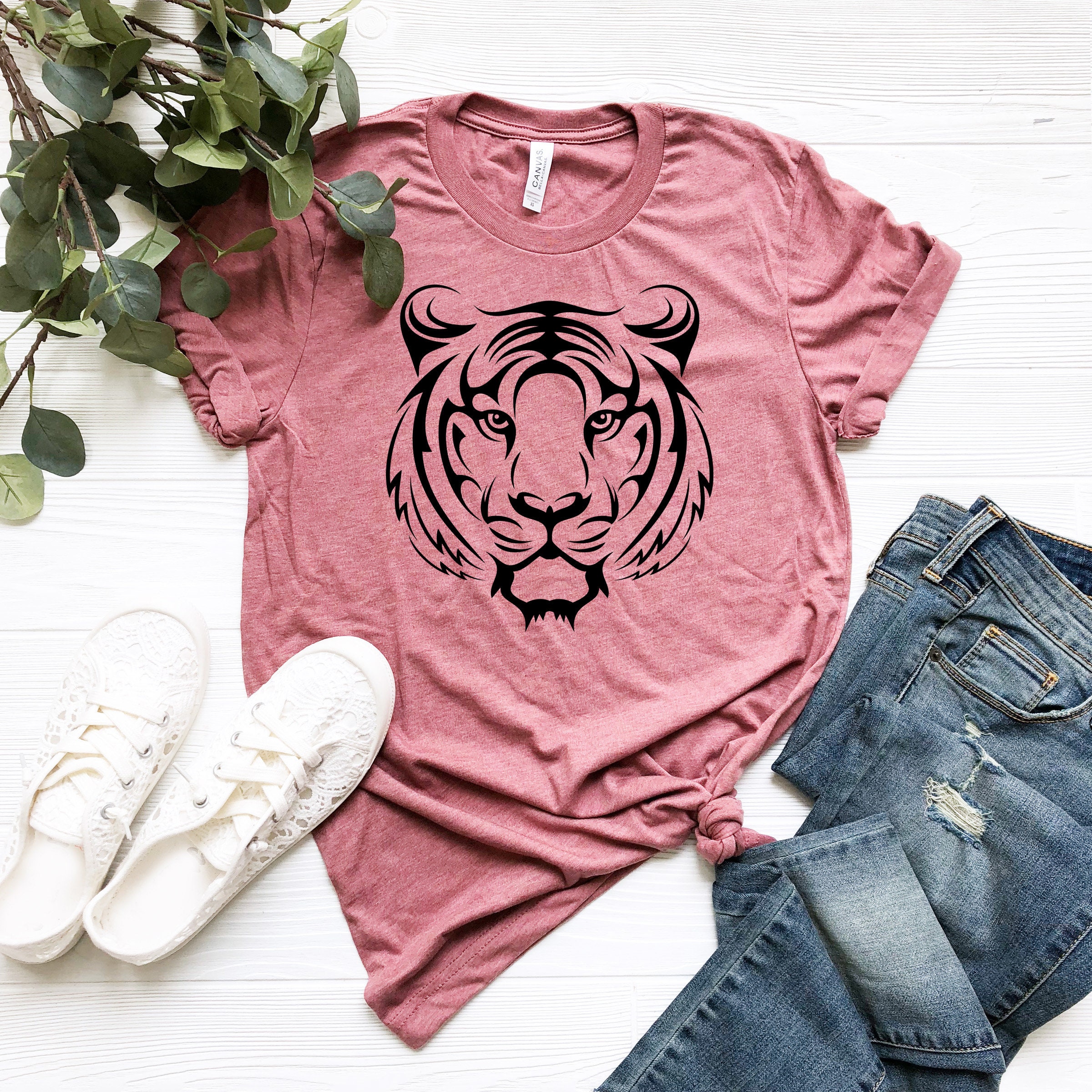 Tiger Shirt Tiger Tshirt Tiger Lover Gift Tiger Face Shirt | Etsy