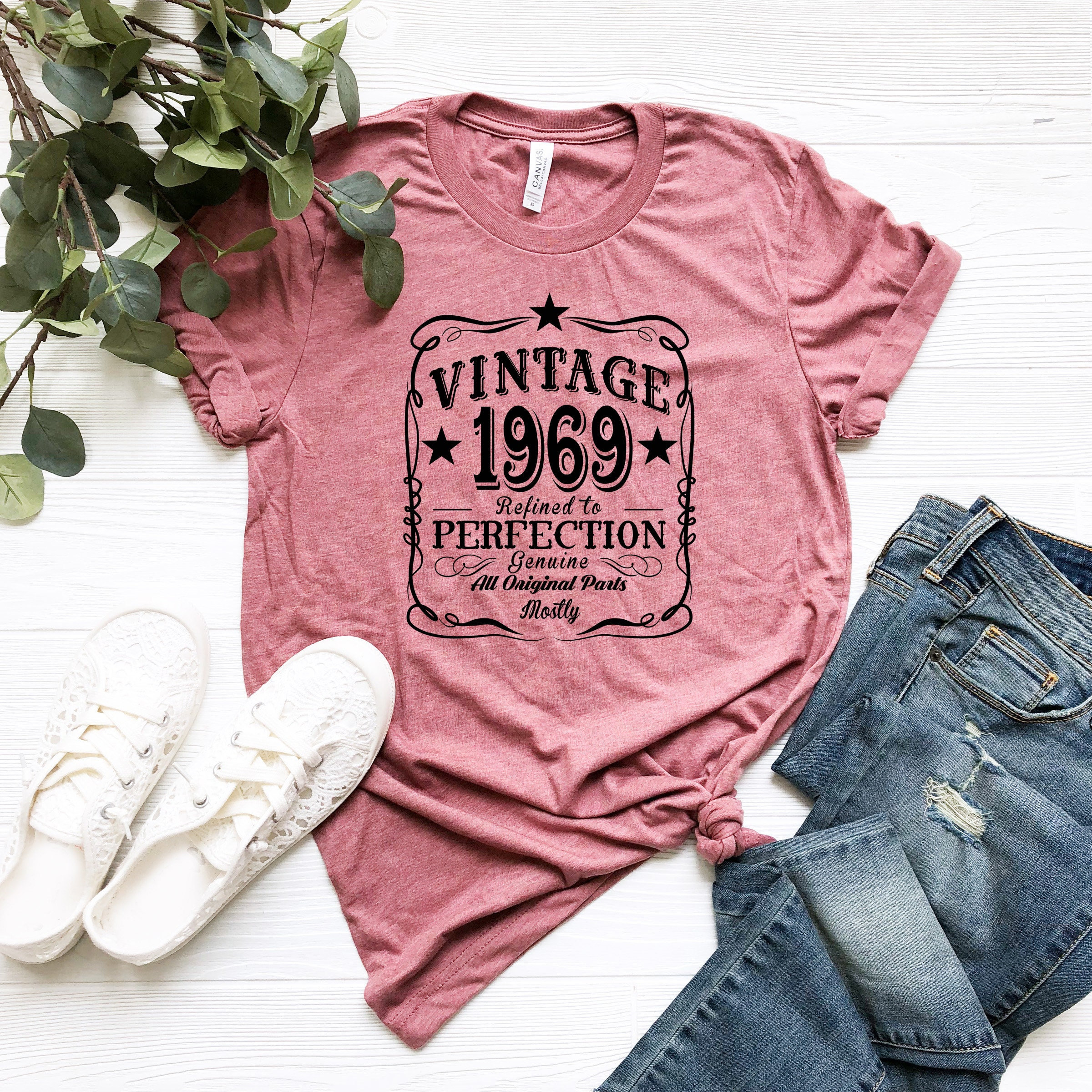 Vintage 1969 Shirt, 53th Birthday Gift, 53th Birthday Shirt, Birthday Gift For 53th Birthday, 53th Birthday Gift For Women, Limited 1969