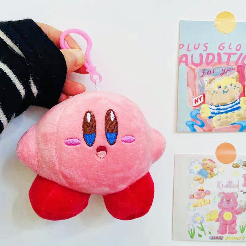 Kirby Schlüsselanhänger - Niedlicher Kawaii Anhänger Für Rucksack & Schlüssel
