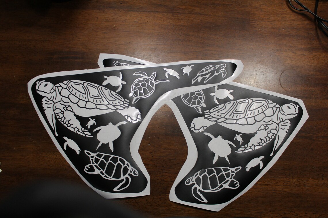 Sea Turtle 2018 to Current Jeep Wrangler JL Fender Vent Decals | Etsy