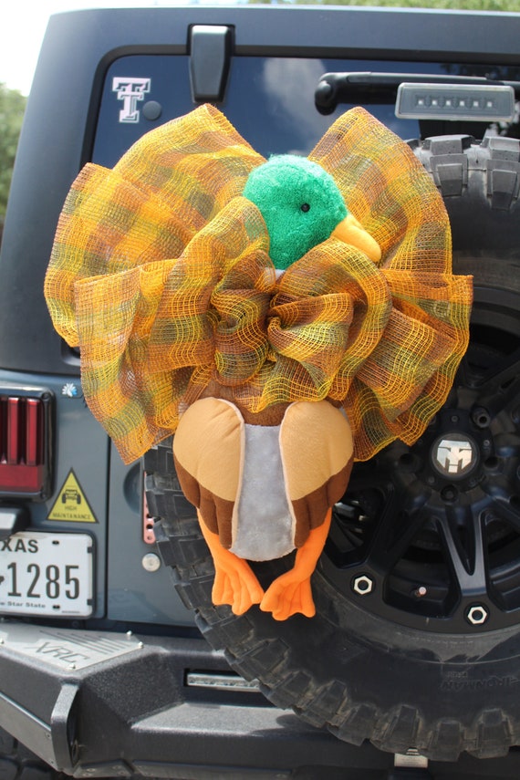 Jolie décoration de canard moelleux pour votre voiture, camion ou