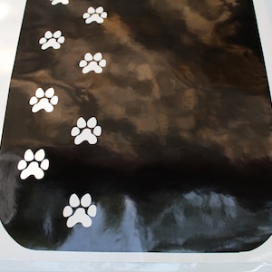 Paw print out hood decal compatible with 2015 to current jeep renegade