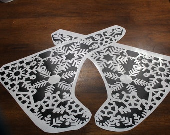 Set of 2 Snowflake fender vent decals compatable with 2018 to current Jeep wrangler JL