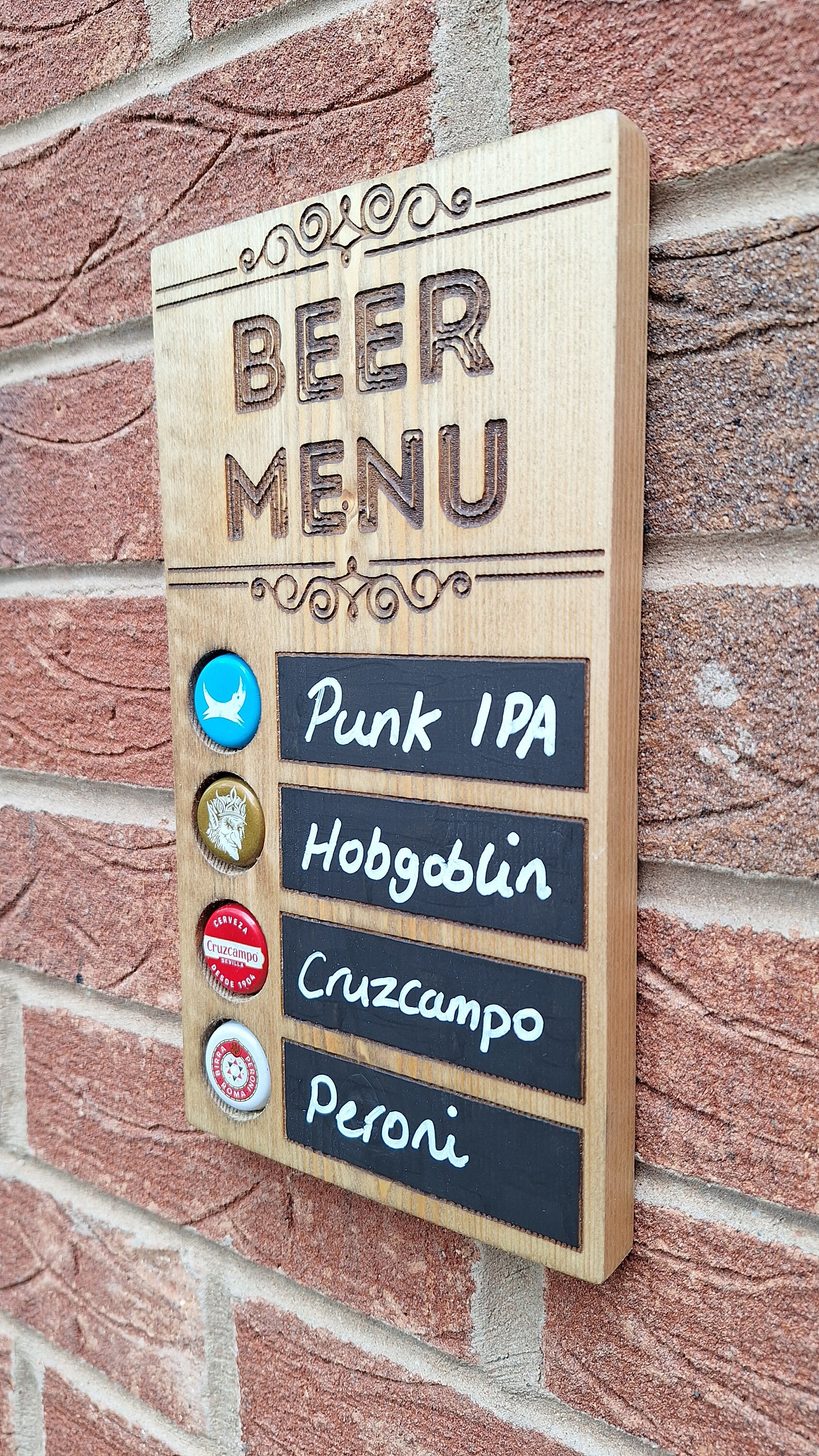 Bar Menu to Show What's in Your Beer Fridge / Drinks Menu / Chalkboard ...