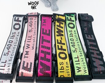 off white dog accessories