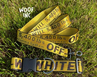 off white dog leash authentic