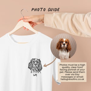 Pet Portrait Tshirt Etsy UK