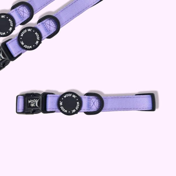 Lilac Dog Collar, Purple Dog Collar, Cute Dog Collar, Puppy Collar, Fashion Dog Collar, Girl Dog Collar, Adjustable Dog Collar, XS-L