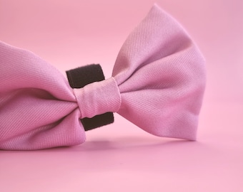 Dusty Pink Dog Bow Tie, Bow Tie Dog, Collar Bow Tie, Pink Dog Bow Tie, Blush Dog Bow Tie, Girl Dog Bow Tie, Plain Dog Bow Tie