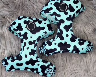 mint green dog harness