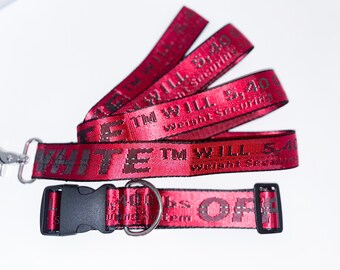 off white dog accessories