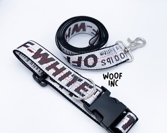off white dog leash authentic