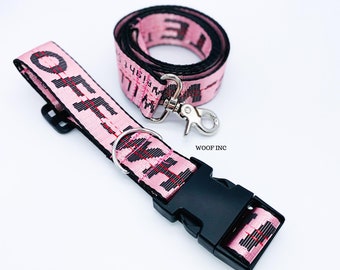 off white dog harness