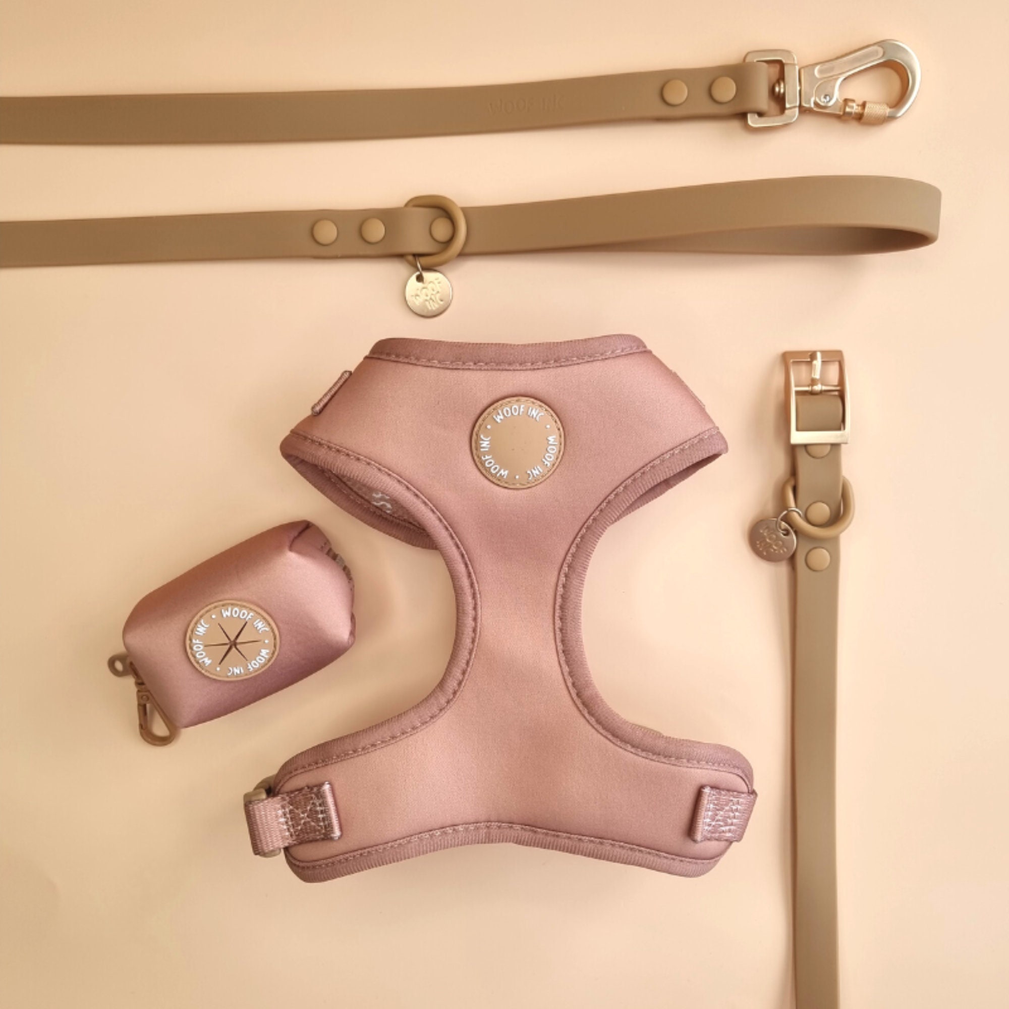 Nude Dog Harness Set Neutral Dog Harness Dog Harness Boy Etsy UK