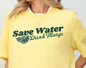 Save Water Drink Margs T-Shirt | Summer Vacation Tee