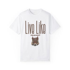 Unisex Justice For Peanut Tee| Peanut The Squirrel, Animal Lover Shirt, Gift For Her, Gift For Him, Comfort Colors T-Shirt, RIP Peanut