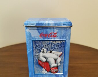 Coca Cola Cards Tin | Etsy