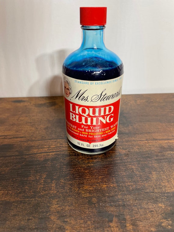 Vintage 1972 Mrs. Stewarts Liquid Bluing Etsy
