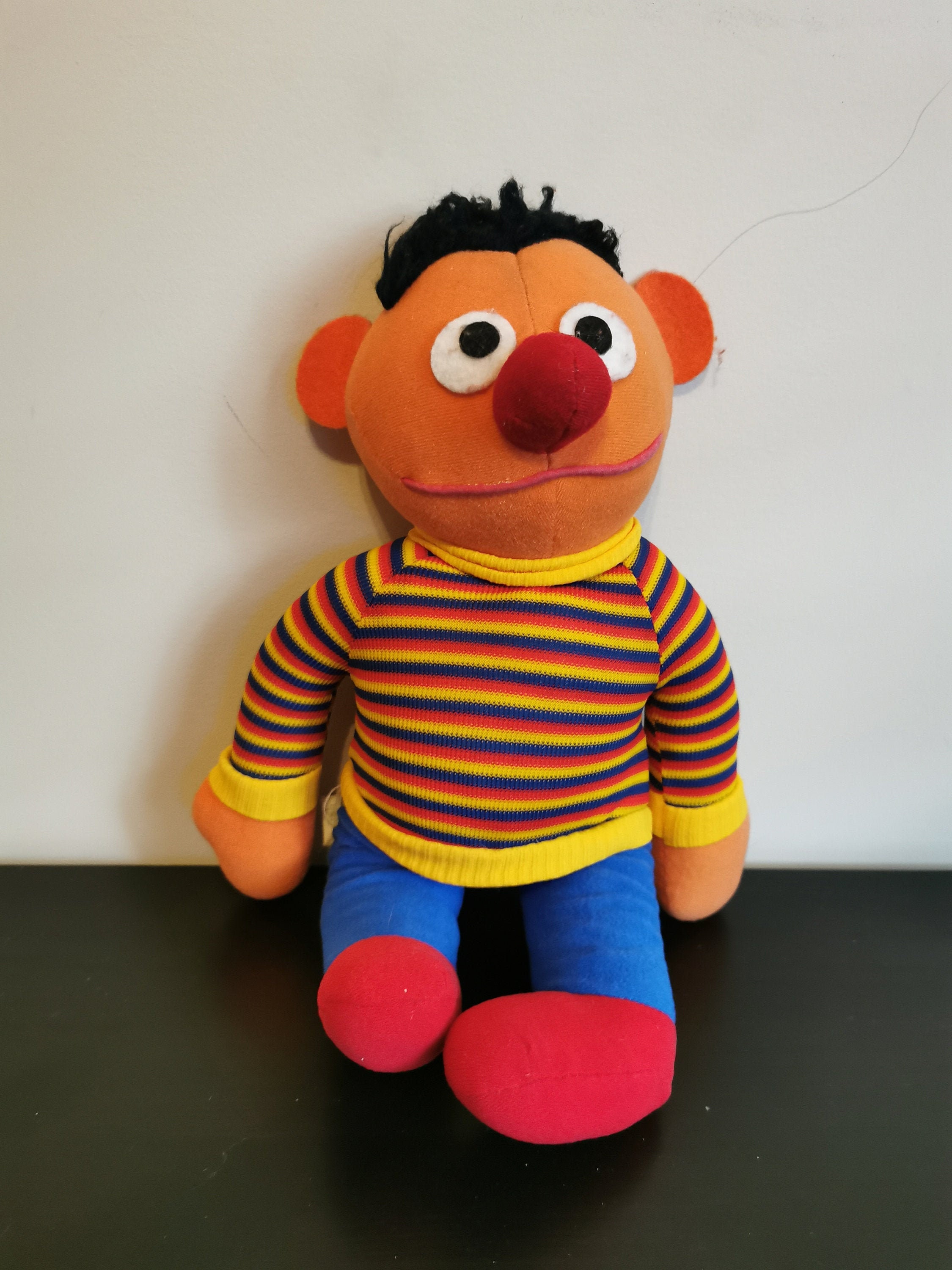 Vintage 1970 s Sesame Street Ernie Plush Toy. Etsy UK