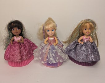 Vintage 1990's Tonka Cupcake Dolls.