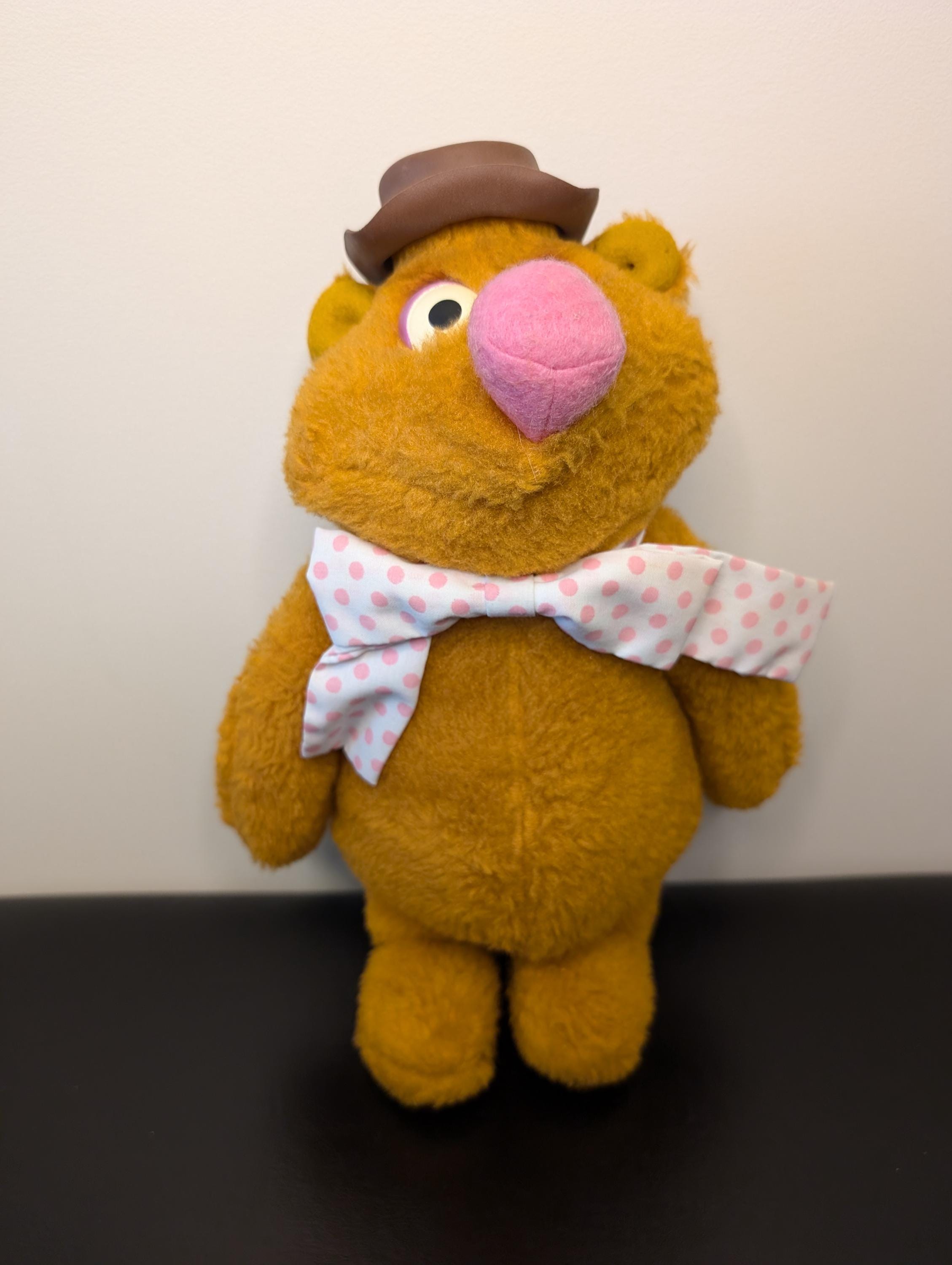 Vintage Fozzie Bear 851 Jim Henson Stuffed Animal Fisher