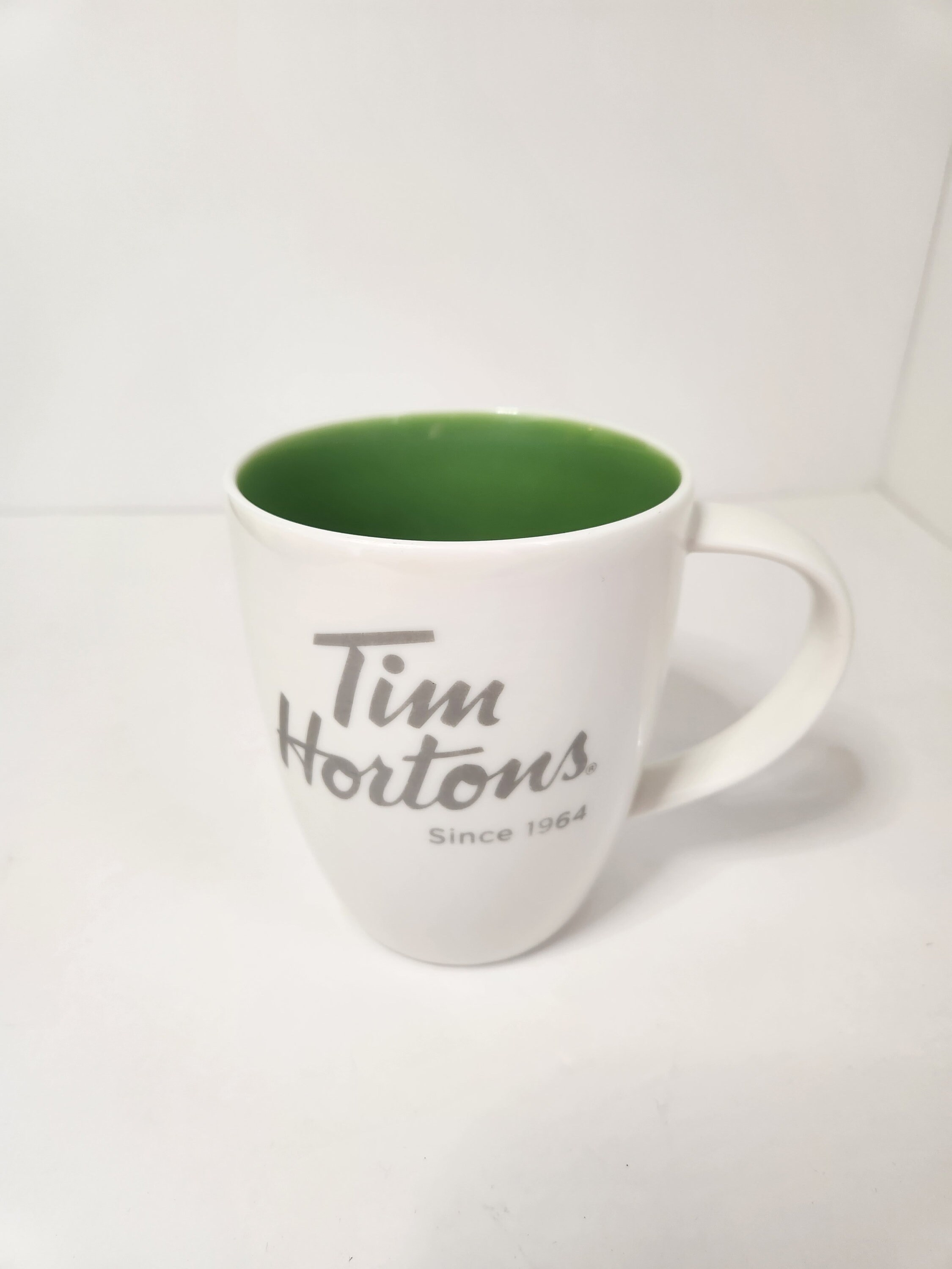 Tim Hortons Stainless Steel Travel Mug With Handle 14oz Spill