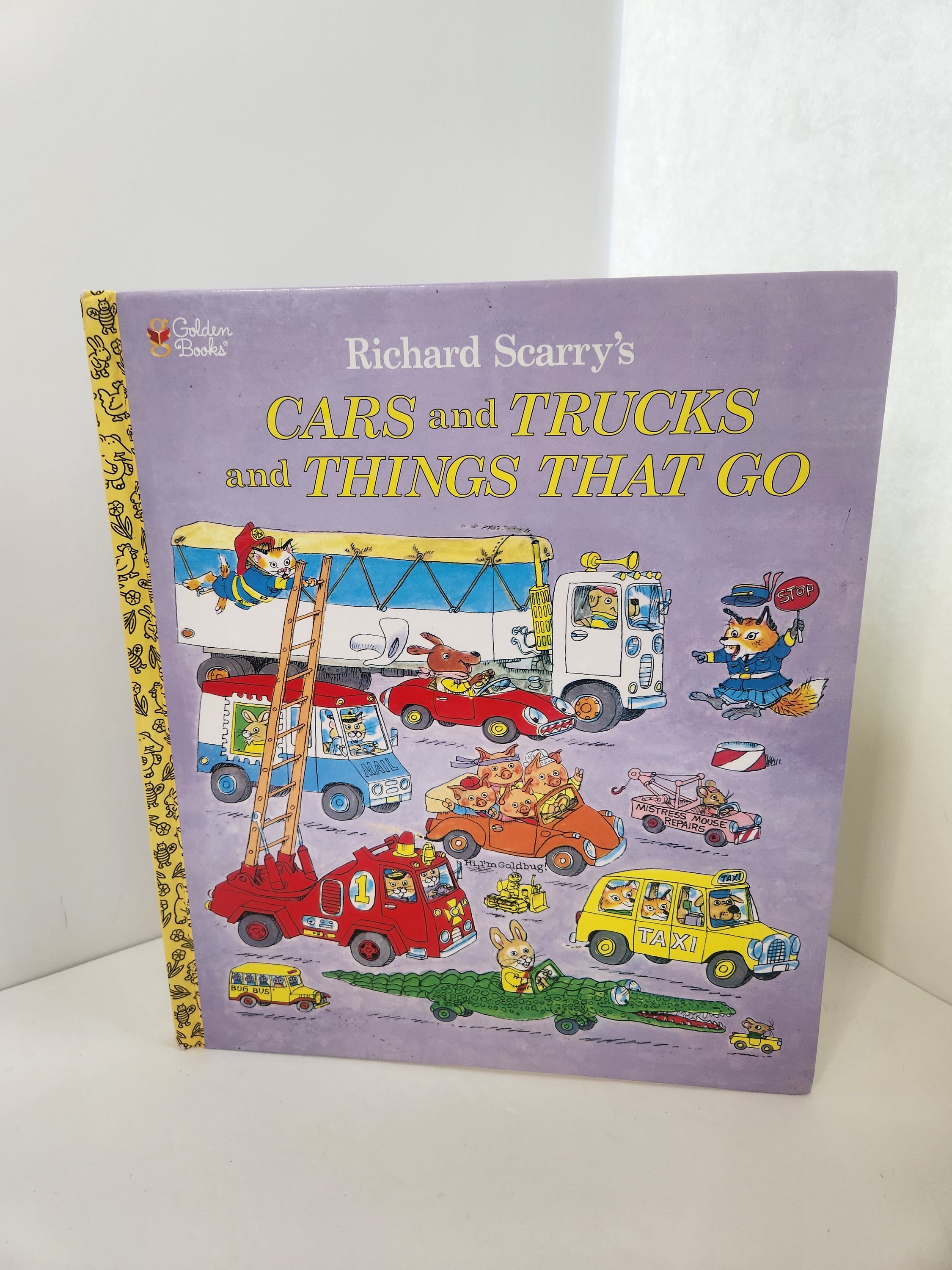 Richard Scarry - Cars and Trucks and Things That Go tote bag