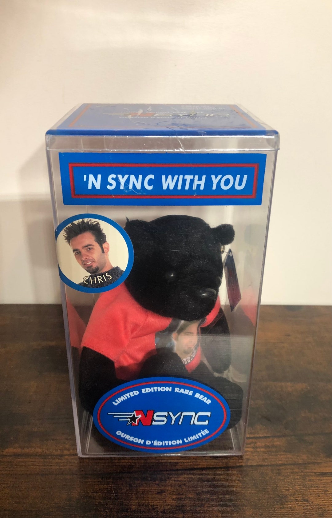 NSYNC Collectible 2000 Limited Edition RARE Bear Chris Etsy