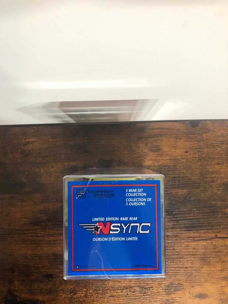 NSYNC Collectible 2000 Limited Edition RARE Bear Chris Etsy