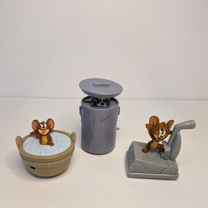 Classic McDonald's Happy Meal Toys.  Tom and Jerry Set of 3 Figures.
