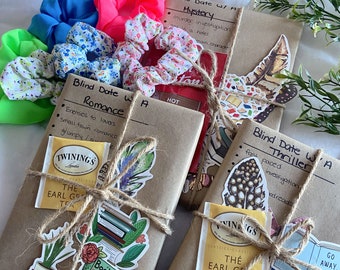 Mystery Book Blind Date Package | Surprise Genre, Stickers & Snack