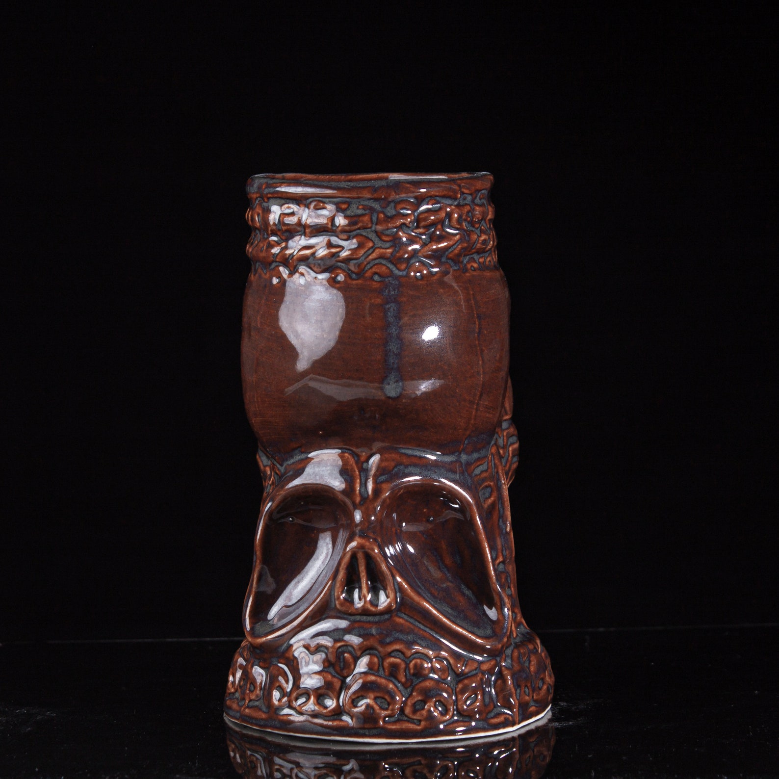 Tiki mug Two skulls Original Barware Tiki Bar Etsy
